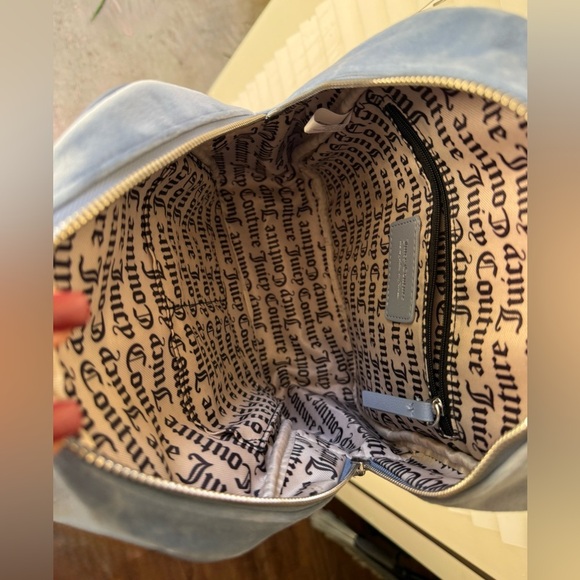 Juicy Couture Slater Blue Rhinestoned Backpack - Picture 2 of 3